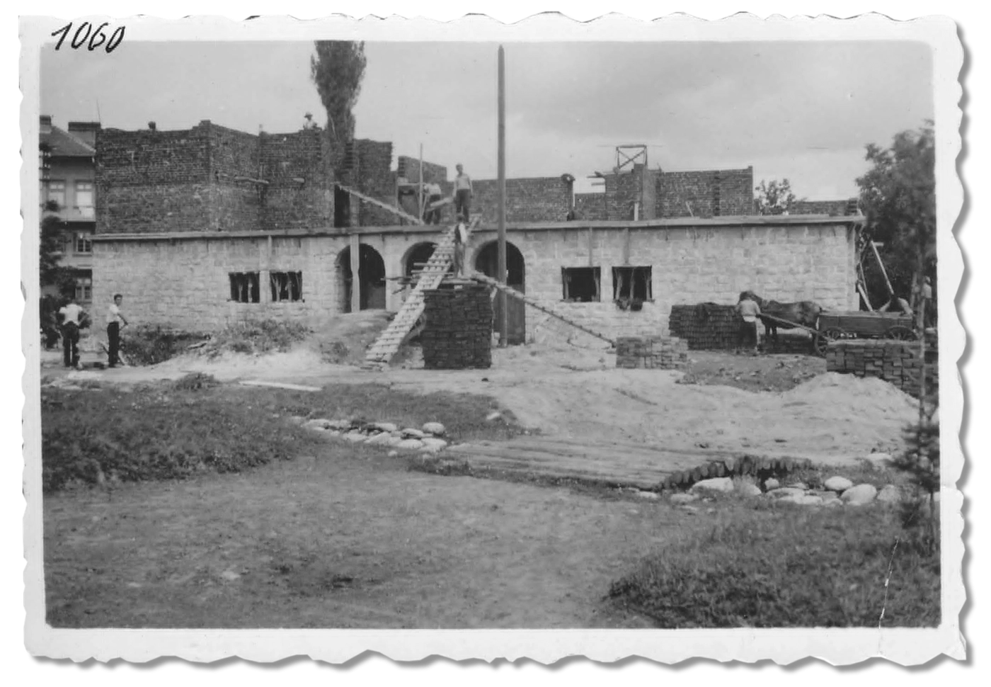 Строеж на сградата на Исторически музей – Самоков, архивна фотография